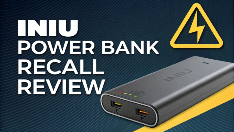 INIU Power Bank Recall Review: Need to Know About the BI-B41 Safety Alert