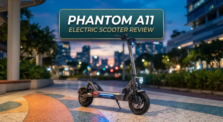 Phantom A11 Electric Scooter Review: Performance, Design & Specs