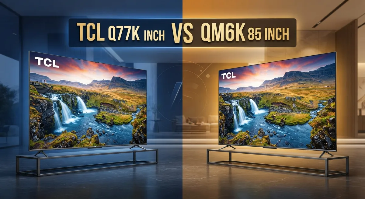 TCL Q77K 98 Inch vs QM6K 85 Inch: Picture Quality, Gaming & Screen Size
