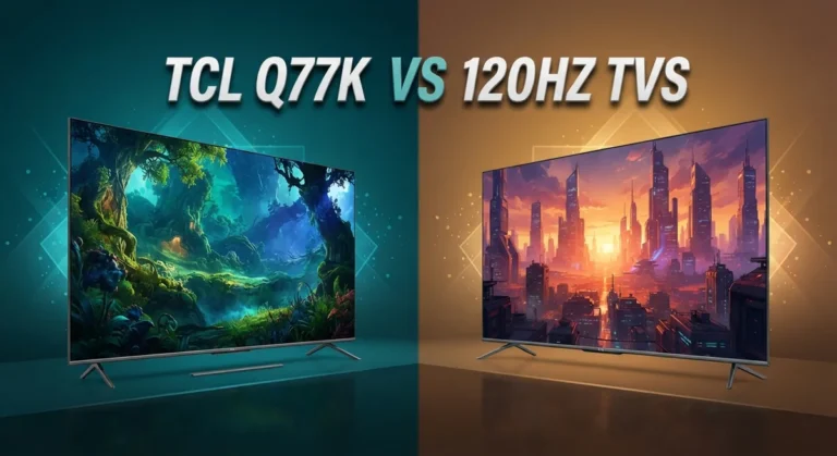 TCL Q77K vs TCL 120Hz TVs: Gaming Performance vs Picture Quality