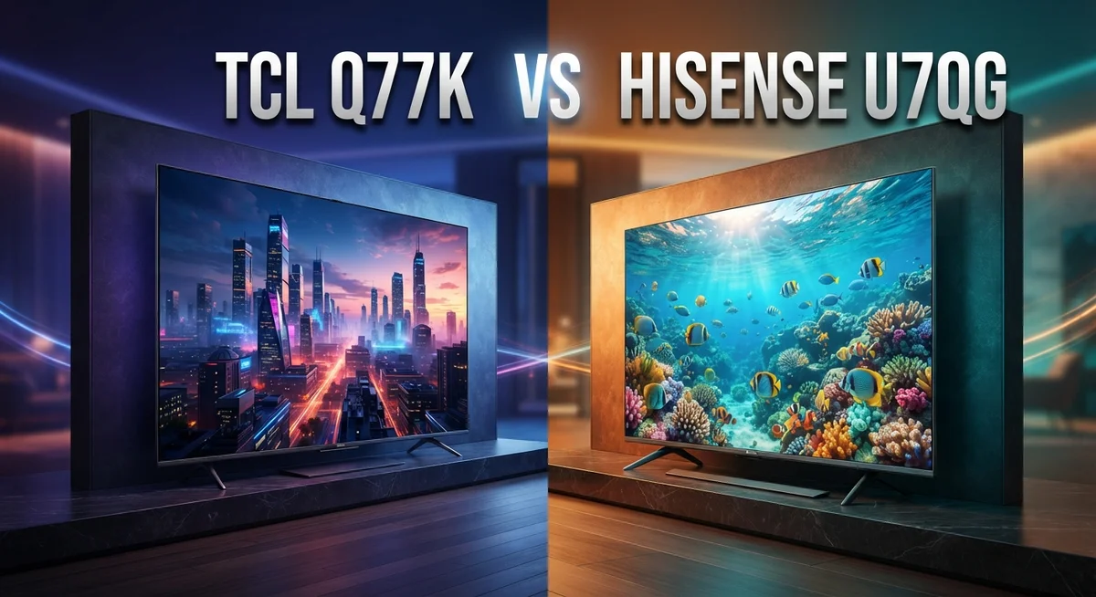 TCL Q77K vs Hisense U7QG: Performance, Brightness & Picture Quality