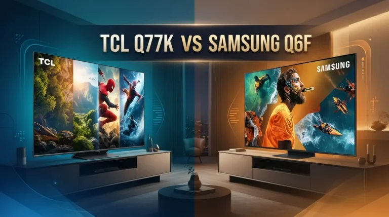 TCL Q77K vs Samsung Q6F: Mini-LED vs QLED Comparison for HDR Performance