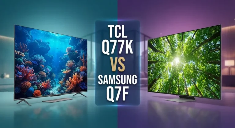 TCL Q77K vs Samsung Q7F: Features, Specs & Performance