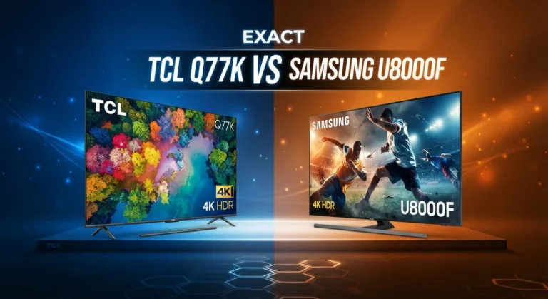TCL Q77K vs Samsung U8000F: Performance vs Picture Quality