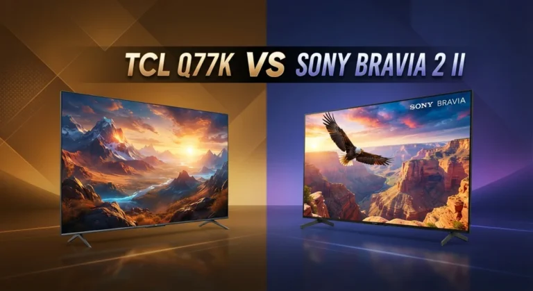 TCL Q77K vs Sony Bravia 2 II: Performance vs Picture Quality