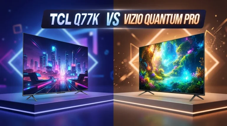 TCL Q77K vs Vizio Quantum Pro: Mini-LED vs QLED Gaming TV Comparison
