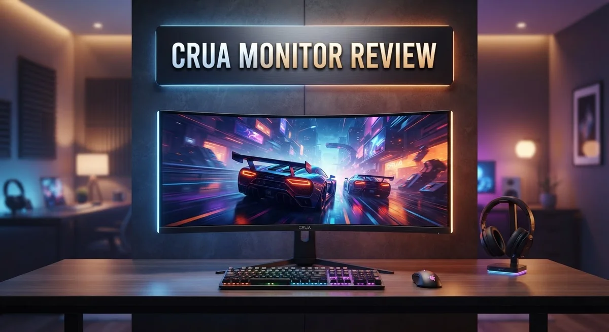 CRUA Monitor Review: Curved Gaming Display Quality & Features