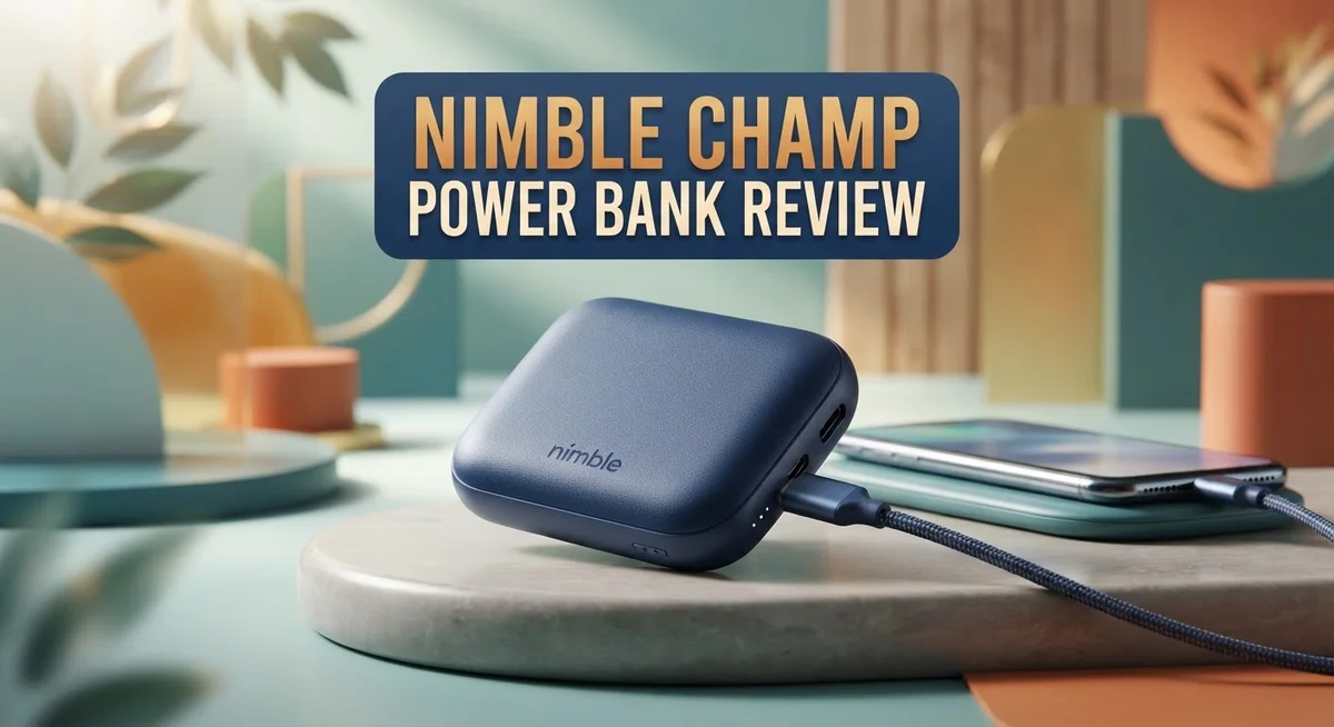 Nimble Champ Power Bank Review: Fast Charging & Compact Design
