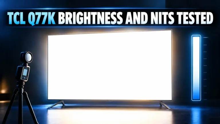 TCL Q77K Brightness & Nits Tested: How Bright Does This QLED Get?