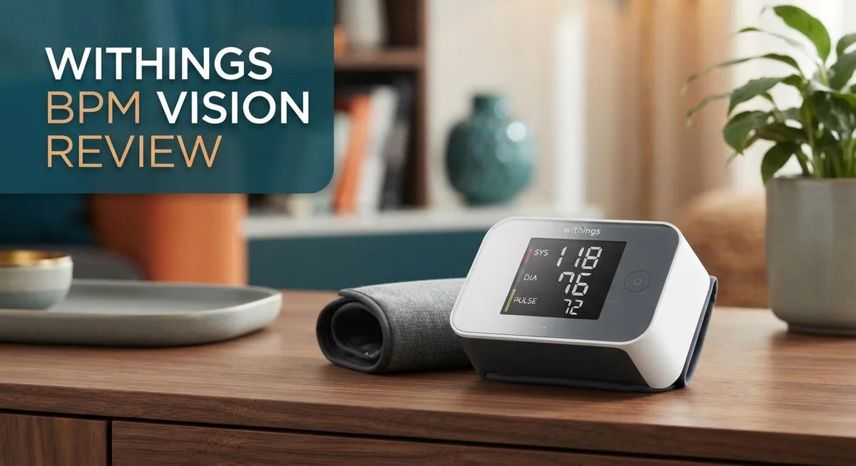 Withings BPM Vision Review: FDA-Cleared Blood Pressure Monitor with Color Display